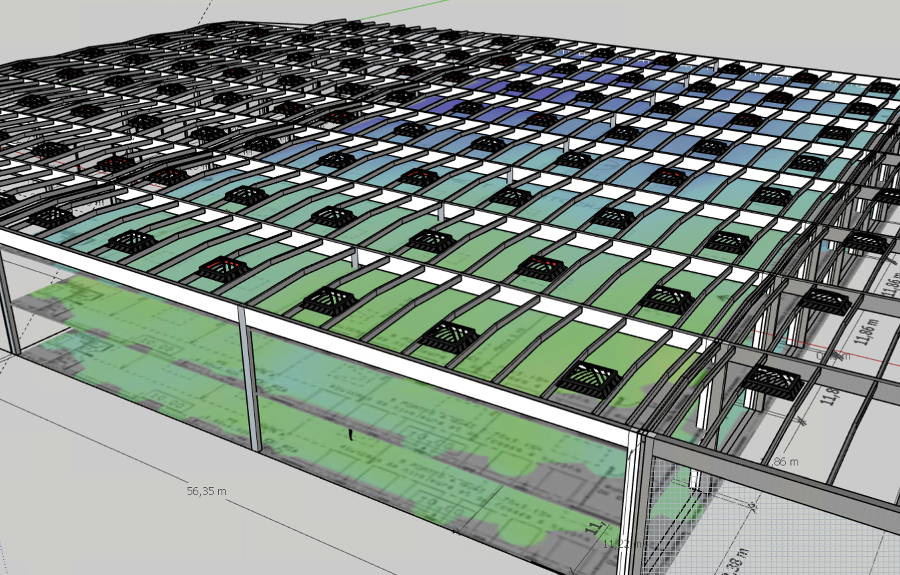 cartographie wi-fi 3D en vue globale